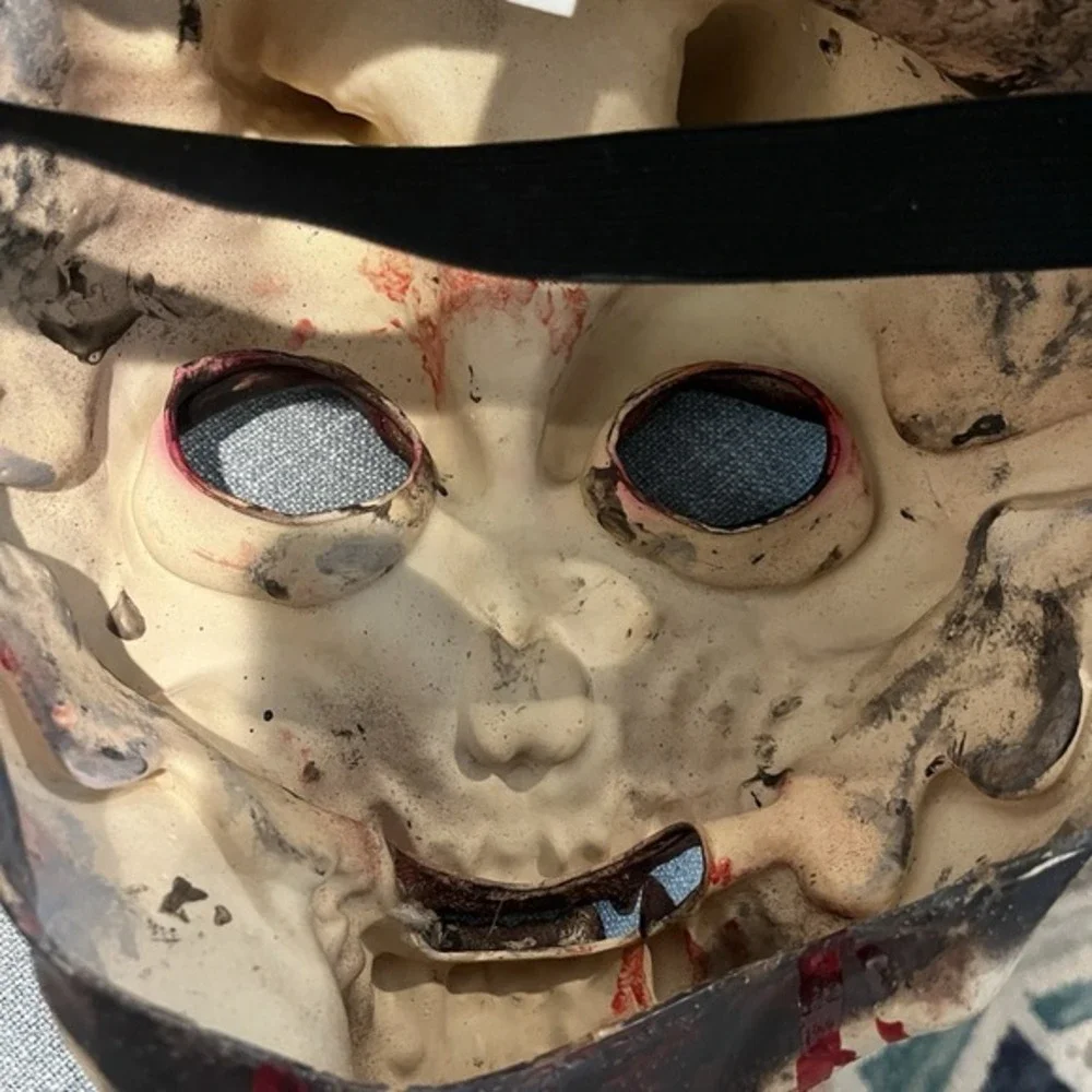 Zagone‎ Studios Zombie Mask 2006018 Apocalypse Horror Grim Skull Hair & Hood USA